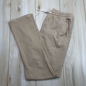 Marine Layer Saturday Pant Mens Medium Beige Stretch Cotton Chino Jogger Comfort